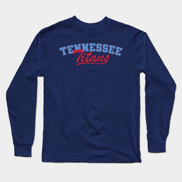 Tennessee Titans Long Sleeve T-Shirt by Nagorniak